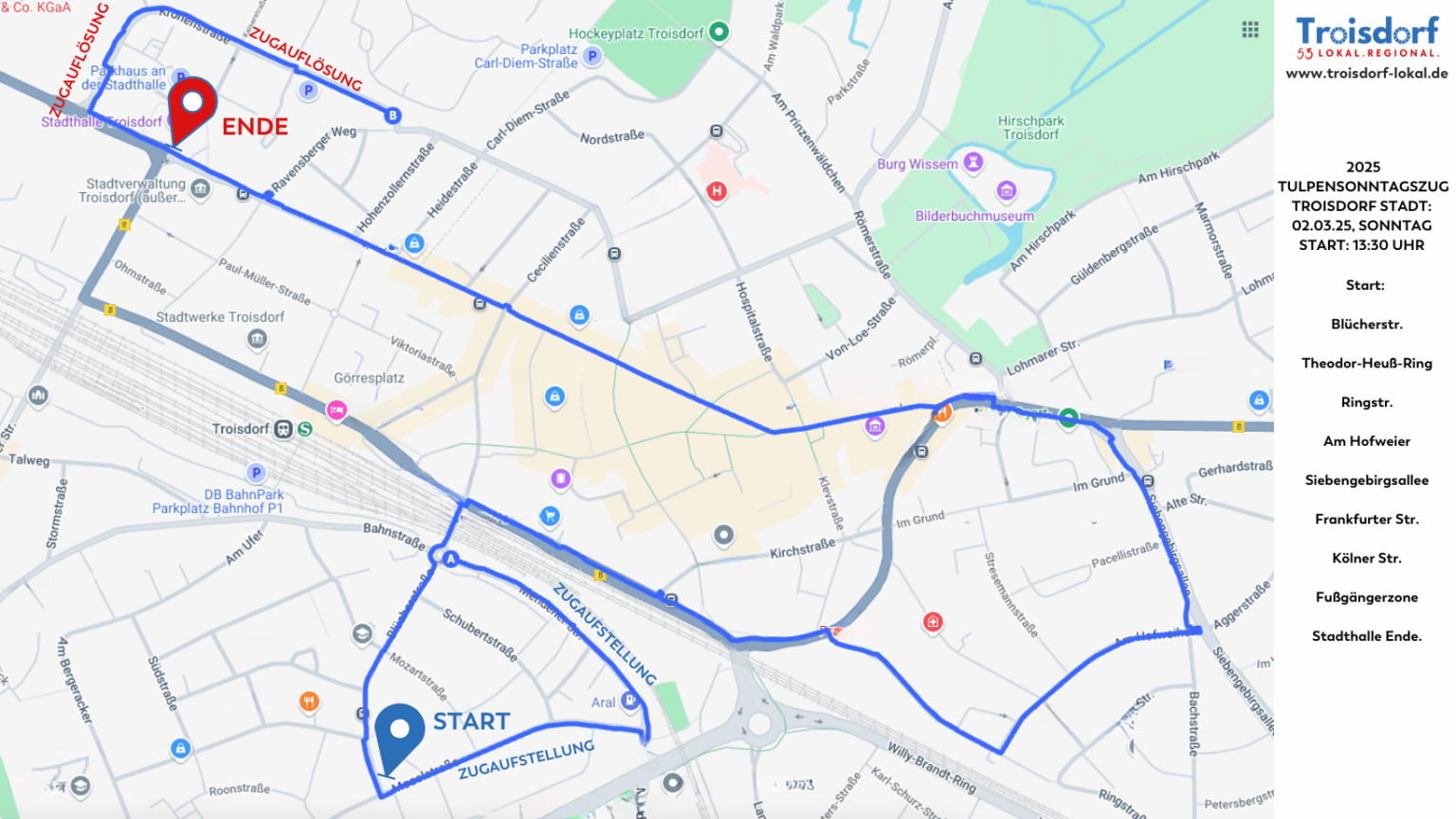 Karnevalszüge Troisdorf 2025: Termine/ Routen - Troisdorf Lokal