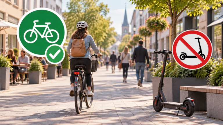 Fahrrad in der Fußgängerzone Troisdorf: Was erlaubt ist – und was für E-Scooter gilt